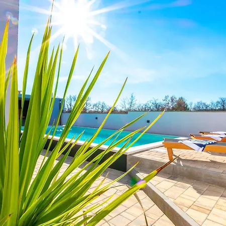 Villa Modern Casa Di Lucija With Heated Pool, Near Airport, Own Parking